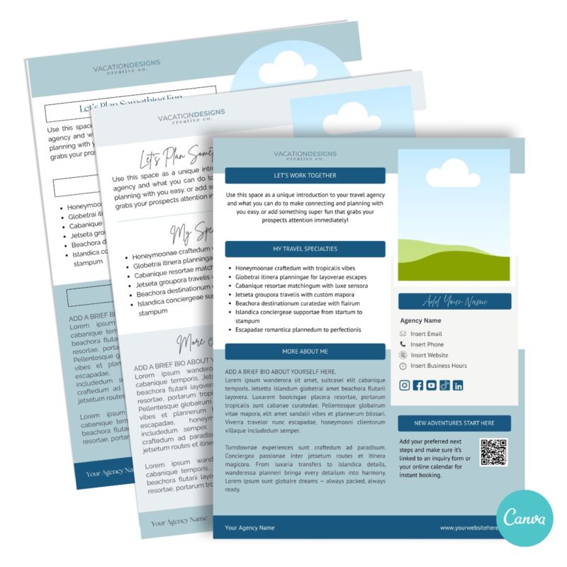 Travel Agent Bio Sheet
