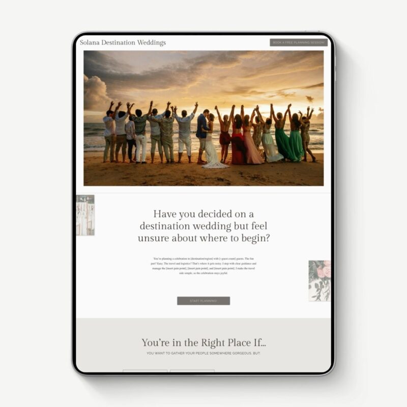 Solana DW Landing Page